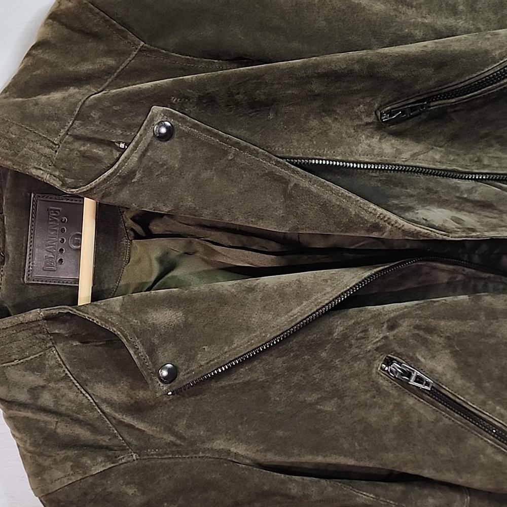 BLANK NYC 100% Leather moto jacket size S - Picture 10 of 11